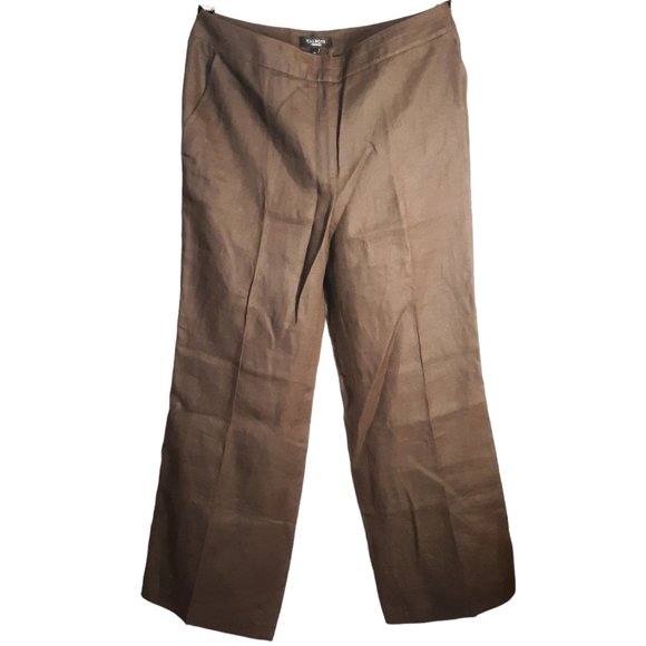 Talbots Heritage  Irish linen wide leg pant. Worn once - Picture 2 of 12